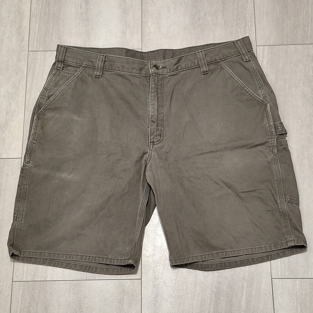 Carhartt Shorts Men 100245-909 Carpenter Relaxed Fit Moss Green Sz 42